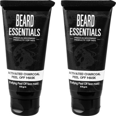 

Beard Essentials Activated Charcoal Peel Off Mask Pack Of 2(120 g)