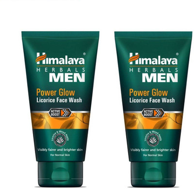 

Himalaya FACE WASH Men Power Glow Licorice 100g pack of 2 Face Wash(200 g)
