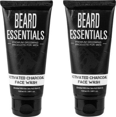 

Beard Essentials Activated Charcoal Face Wash Pack Of 2 Face Wash(200 g)