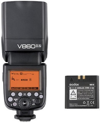 

Godox V860II S TTL Li-Ion Flash Kit (Built-in X1 Trigger receiver) Flash(Black)