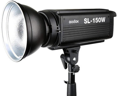 

Godox SL-150W LED Video Light (Daylight-Balanced) Halogen Flash(Black)