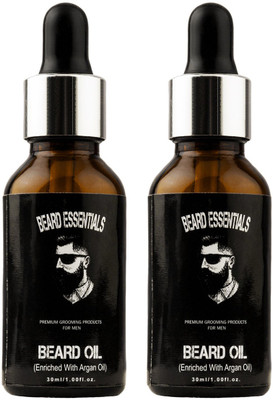 

Beard Essentials Beard Oil Pack Of 2 Hair Oil(60 ml)