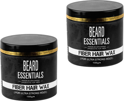 

Beard Essentials Strong Styling Fiber Hair Wax Pack Of 2 Hair Wax(200 ml)