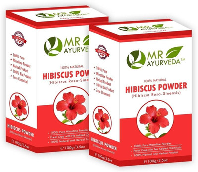 

MR Ayurveda 100% Pure Hibiscus Powder - Set of 2(200 g)