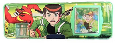 

Global Kids Ben 10 Art Plastic Pencil Box(Green)
