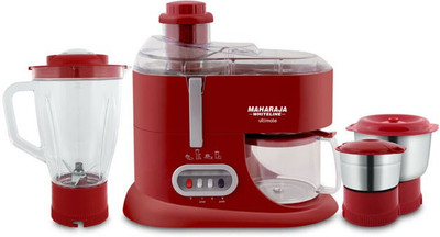 

Maharaja Whiteline MAHARAJA WHITELINE_ULTIMATE 550 Juicer Mixer Grinder(Red, 3 Jars)