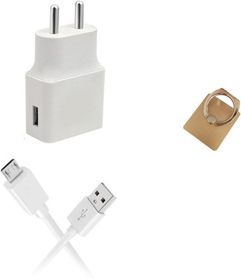 DAKRON Wall Charger Accessory Combo for Infinix Hot 6 Pro(White)