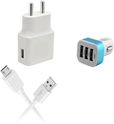 SARVIN Wall Charger Accessory Combo for Infinix Hot 6 Pro(White)