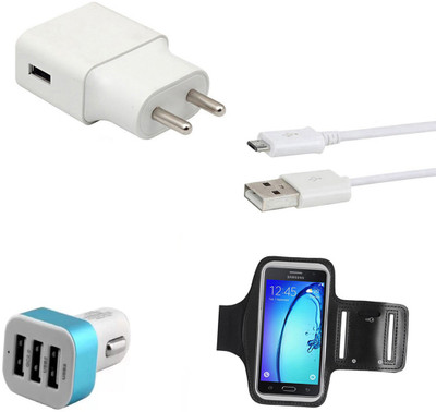 SARVIN Wall Charger Accessory Combo for Infinix Smart 2(White)