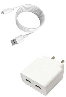 DAKRON Wall Charger Accessory Combo for Samsung Galaxy J4 Plus(White)