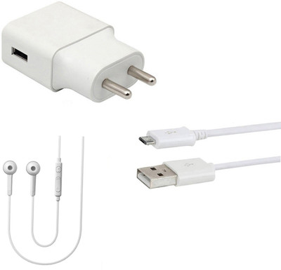 SARVIN Wall Charger Accessory Combo for Infinix Smart 2(White)