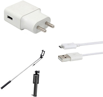 SARVIN Wall Charger Accessory Combo for Infinix Smart 2(White)