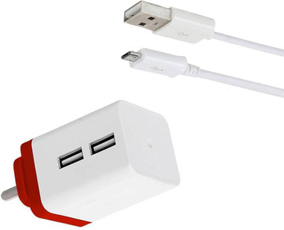 DAKRON Wall Charger Accessory Combo for Huawei Nova 3i(White)