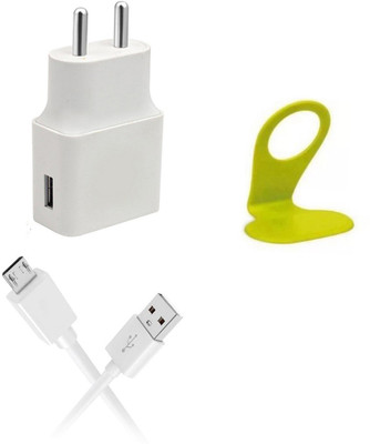 SARVIN Wall Charger Accessory Combo for Infinix Hot 6 Pro(White)