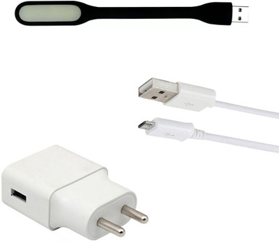DAKRON Wall Charger Accessory Combo for Huawei Nova 3i(White)