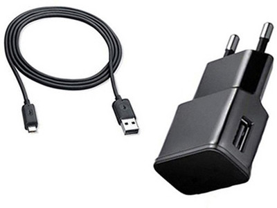 DAKRON Wall Charger Accessory Combo for Intex Staari 12(Black)