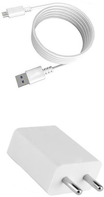DAKRON Wall Charger Accessory Combo for Samsung Galaxy J4 Plus(White)