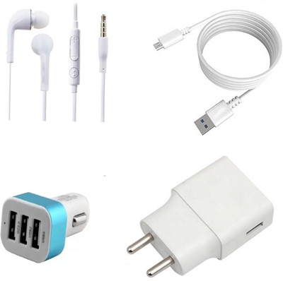SARVIN Wall Charger Accessory Combo for Intex Staari 12(White)