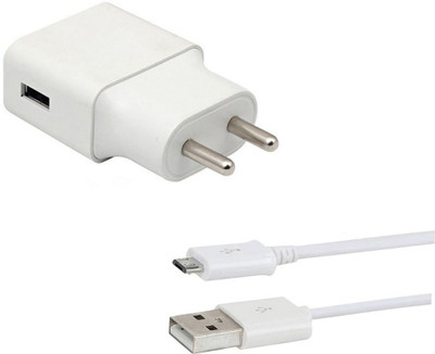 DAKRON Wall Charger Accessory Combo for Infinix Smart 2(White)