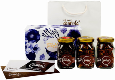 

My Mom's Floral Gift Box 3 x 100 gms(300 g, Festive Gift Box)