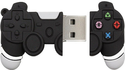PANKREETI PKT595 Video Game Handle 32 GB Pen Drive Compatible with Gaming Console, Desktop Computer, Television, Audio Player, Laptop USB 2.0 Rubber Case(Multicolor)