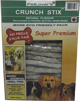Pet Lovers black dog company natural chosstix Lamb Dog Chew(900 kg, Pack of 1)
