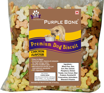 

Purple Bone Dog Biscuit Chicken, Milk, Stawbery, Egg Chicken, Egg, Milk, Vegetable, Strawberry Dog Treat(900 g)