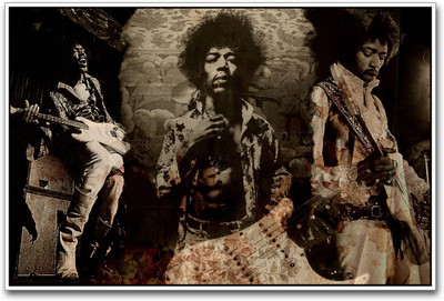 

Akhuratha Jimi Hendrix Fine Quality Wall Poster Paper Print(12 inch X 18 inch, Rolled)