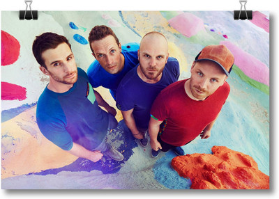 

Akhuratha Coldplay Fine Quality Wall Poster Paper Print(12 inch X 18 inch, Rolled)