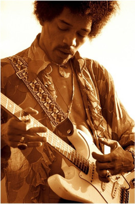 

Akhuratha Jimi Hendrix Fine Quality Wall Poster Paper Print(12 inch X 18 inch, Rolled)