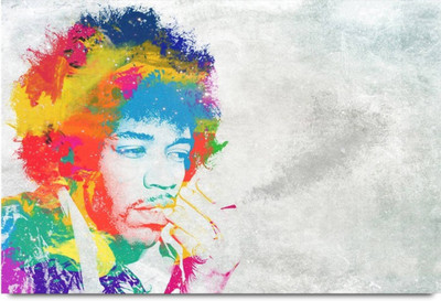 

Akhuratha Jimi Hendrix Fine Quality Wall Poster Paper Print(12 inch X 18 inch, Rolled)