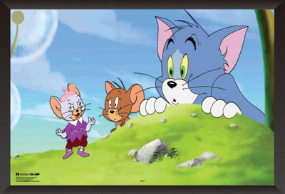 

Akhuratha Tom and Jerry Fine Quality Wall Poster Paper Print(12 inch X 18 inch, Rolled)