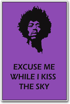 

Akhuratha Jimi Hendrix Fine Quality Wall Poster Paper Print(12 inch X 18 inch, Rolled)