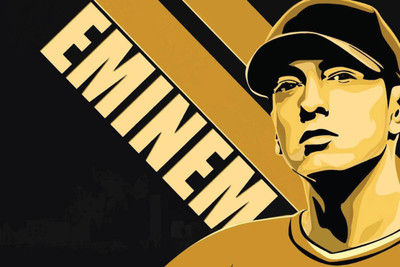 

Akhuratha Eminem Fine Quality Wall Poster Paper Print(12 inch X 18 inch, Rolled)