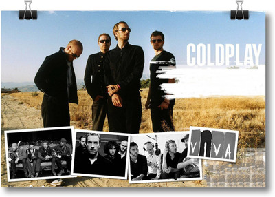 

Akhuratha Coldplay Fine Quality Wall Poster Paper Print(12 inch X 18 inch, Rolled)