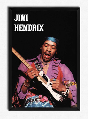 

Akhuratha Jimi Hendrix Fine Quality Wall Poster Paper Print(12 inch X 18 inch, Rolled)