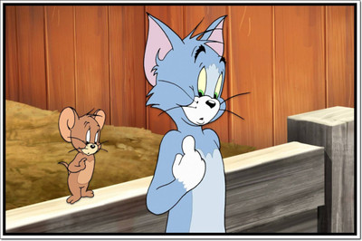 

Akhuratha Tom and Jerry Fine Quality Wall Poster Paper Print(12 inch X 18 inch, Rolled)