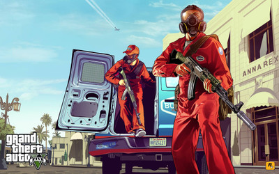 

Aabhaas GTA - GrATHAND Theft Auto Wall Poster Fine Art Print(12 inch X 18 inch, Rolled)