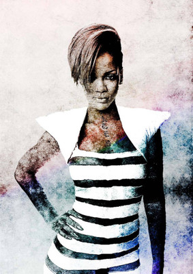 

Akhuratha Rihanna Fine Quality Wall Poster Paper Print(12 inch X 18 inch, Rolled)