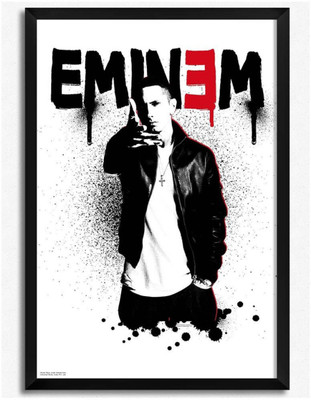 

Akhuratha Eminem Fine Quality Wall Poster Paper Print(12 inch X 18 inch, Rolled)