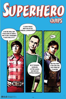 

Akhuratha The Big Bang Theory Fine Quality Wall Poster Paper Print(12 inch X 18 inch, Rolled)