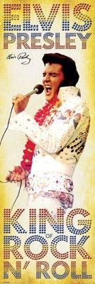 Akhuratha Elvis Presley Fine Quality Wall Poster Paper Print(12 inch X 18 inch, Rolled)
