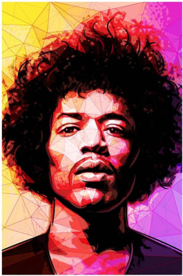 

Akhuratha Jimi Hendrix Fine Quality Wall Poster Paper Print(12 inch X 18 inch, Rolled)