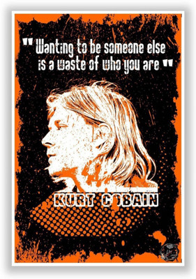 

Akhuratha Kurt Gobain Fine Quality Wall Poster Paper Print(12 inch X 18 inch, Rolled)