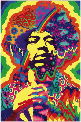 

Akhuratha Jimi Hendrix Fine Quality Wall Poster Paper Print(12 inch X 18 inch, Rolled)