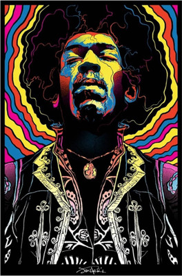 

Akhuratha Jimi Hendrix Fine Quality Wall Poster Paper Print(12 inch X 18 inch, Rolled)