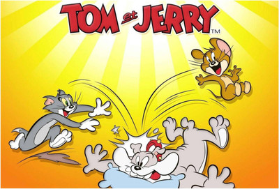 

Akhuratha Tom and Jerry Fine Quality Wall Poster Paper Print(12 inch X 18 inch, Rolled)