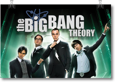 

Akhuratha The Big Bang Theory Fine Quality Wall Poster Paper Print(12 inch X 18 inch, Rolled)