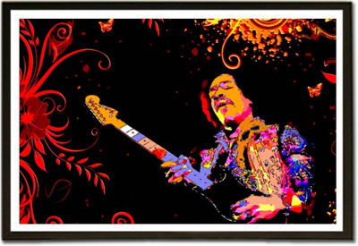 

Akhuratha Jimi Hendrix Fine Quality Wall Poster Paper Print(12 inch X 18 inch, Rolled)