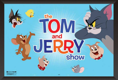 

Akhuratha Tom and Jerry Fine Quality Wall Poster Paper Print(12 inch X 18 inch, Rolled)